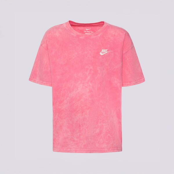 Детска тениска NIKE ТЕНИСКА K NSW CLUB WASH TEE GIRL ih3584-684 цвят розов