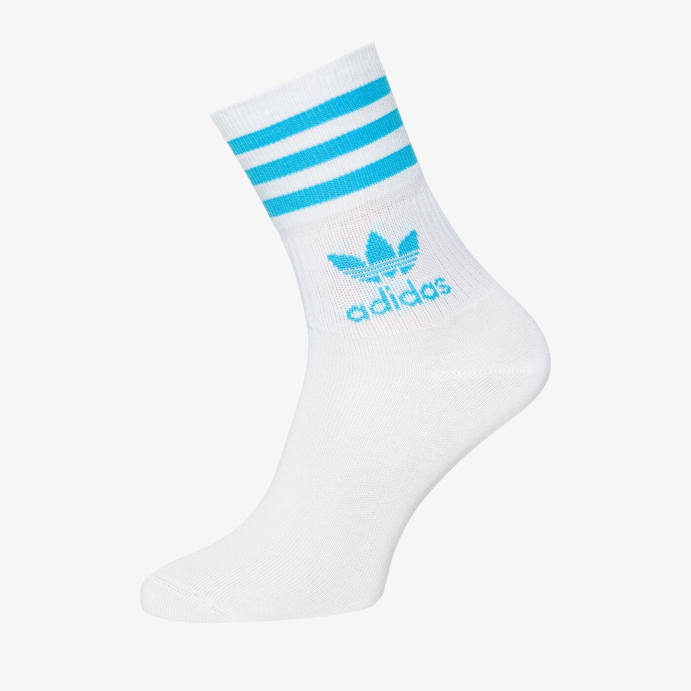 Дамски чорапи ADIDAS MID CUT CREW SOCKS  hc9551 цвят бял