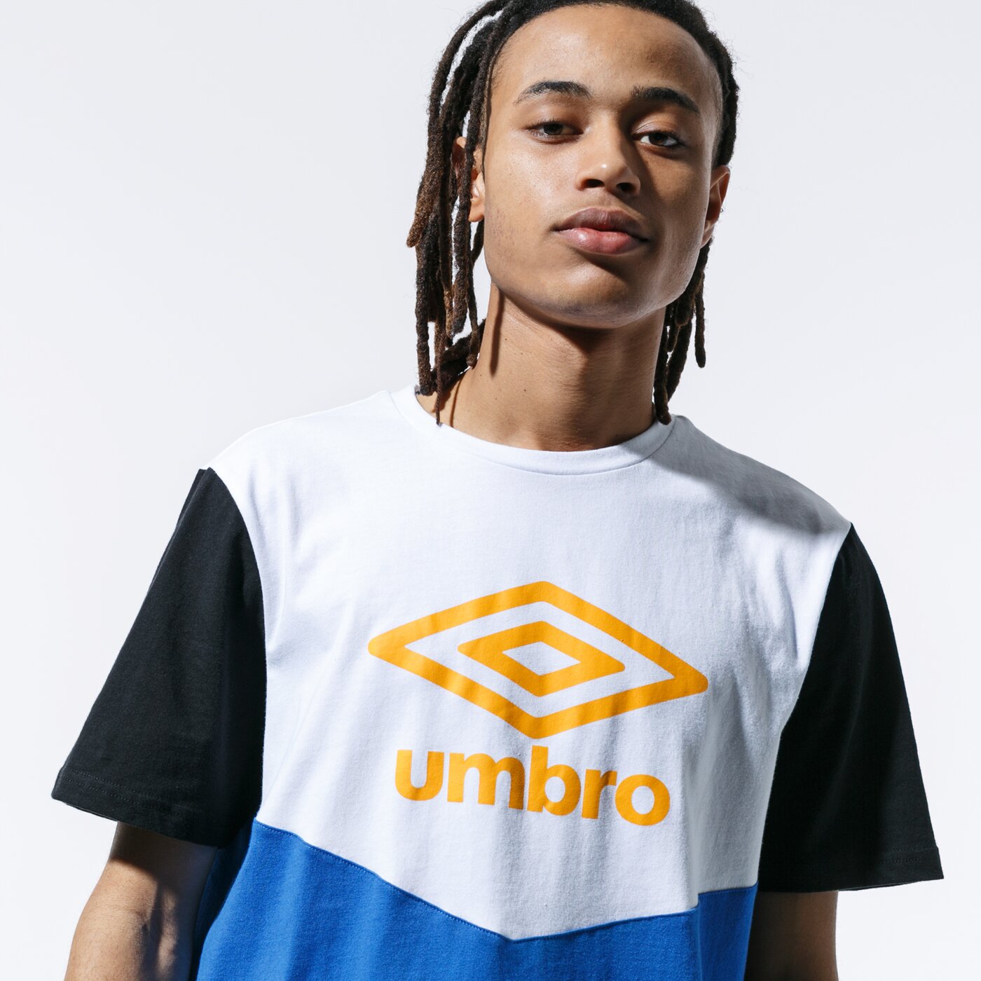 Мъжка тениска UMBRO ТЕНИСКА RETRO COLORBLOCK TEE BLU ul39tsm83001 цвят син