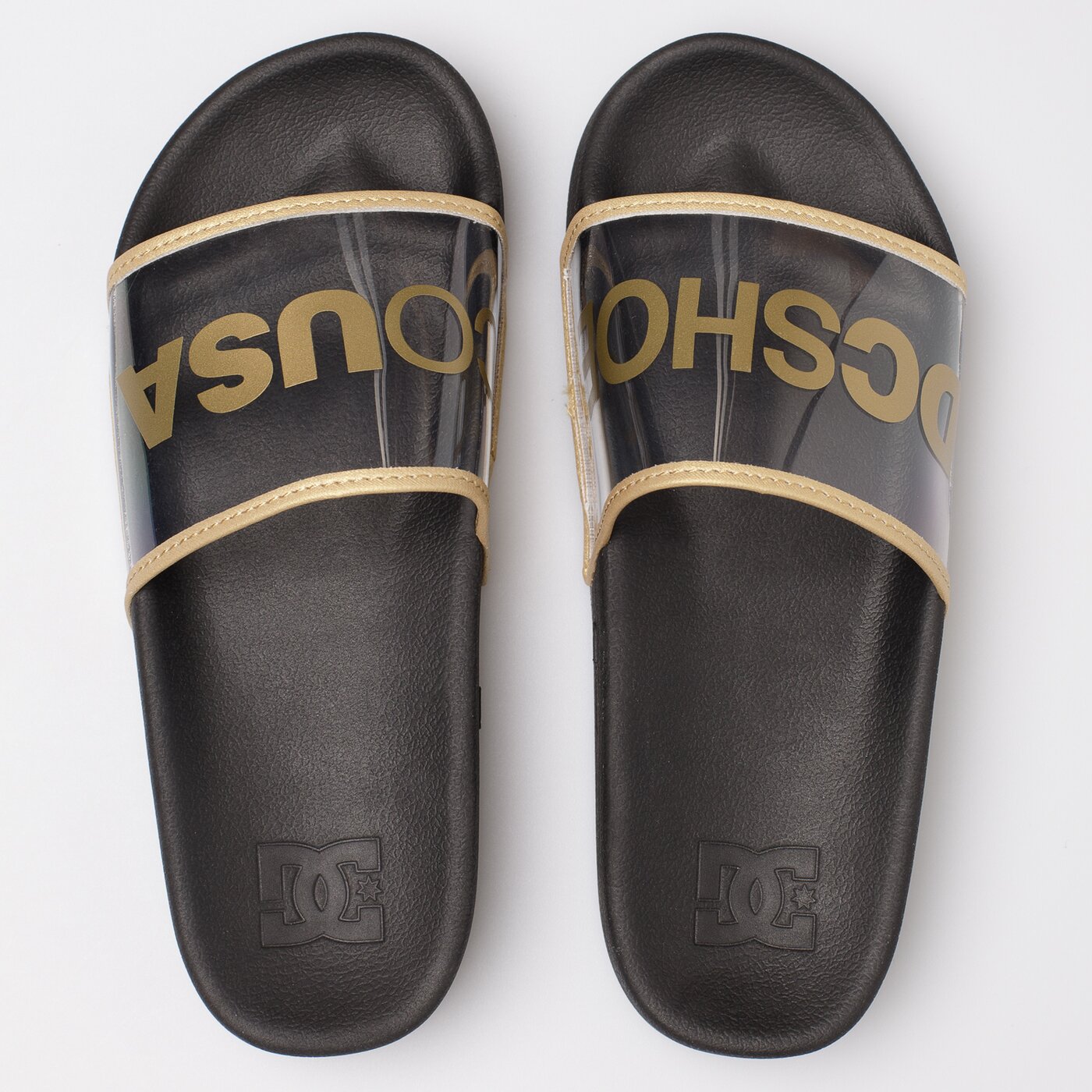 Дамски чехли и сандали DC SLIDE PLTFRM adjl100044-bg3 цвят черен