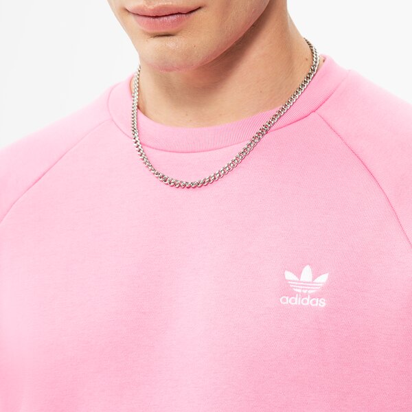 Мъжки суичър ADIDAS СУИТЧЪР ESSENTIAL CREW hj7989 цвят розов