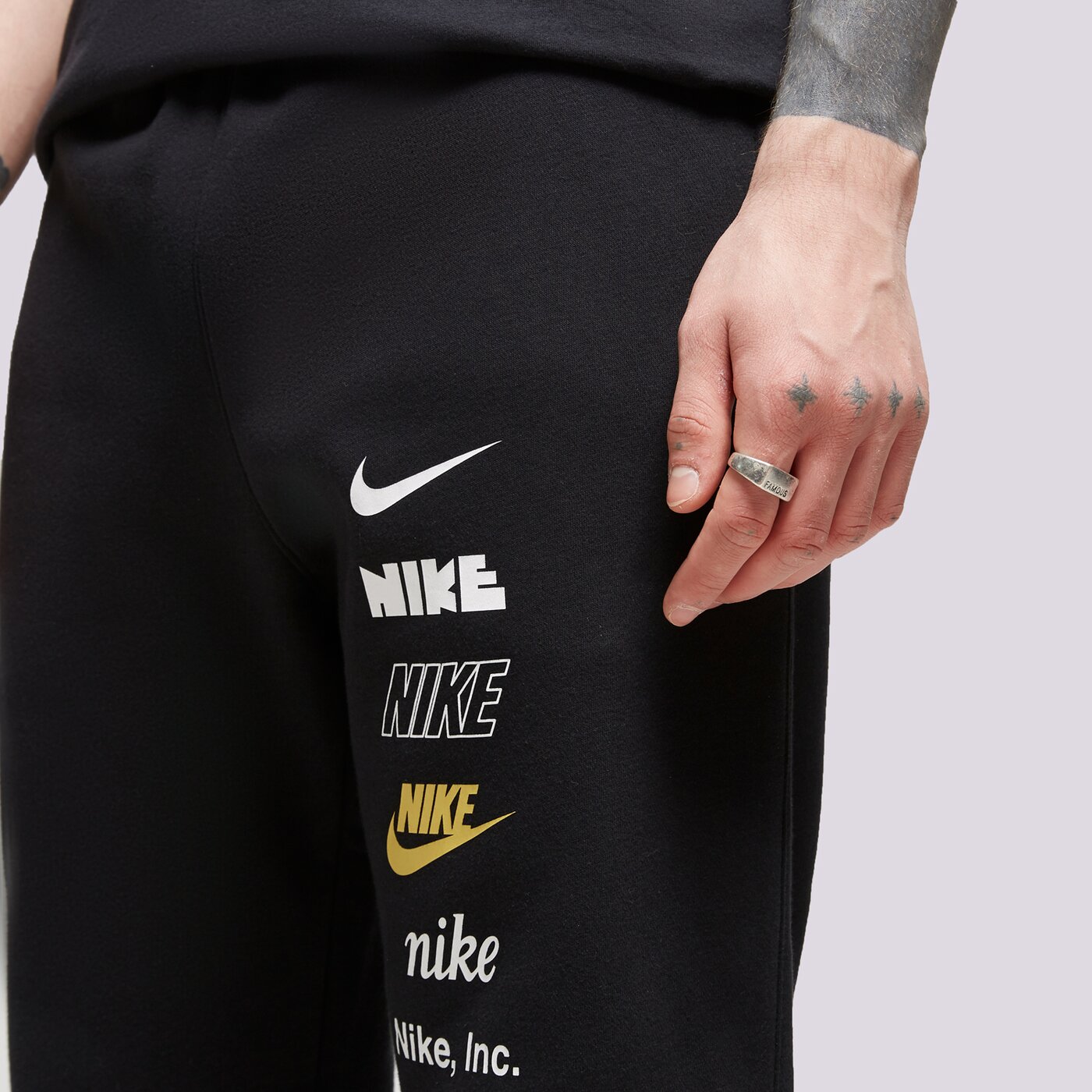 Мъжка тениска NIKE ТЕНИСКА M NSW TEE CLUB+ HDY PK4 dz2875-010 цвят черен