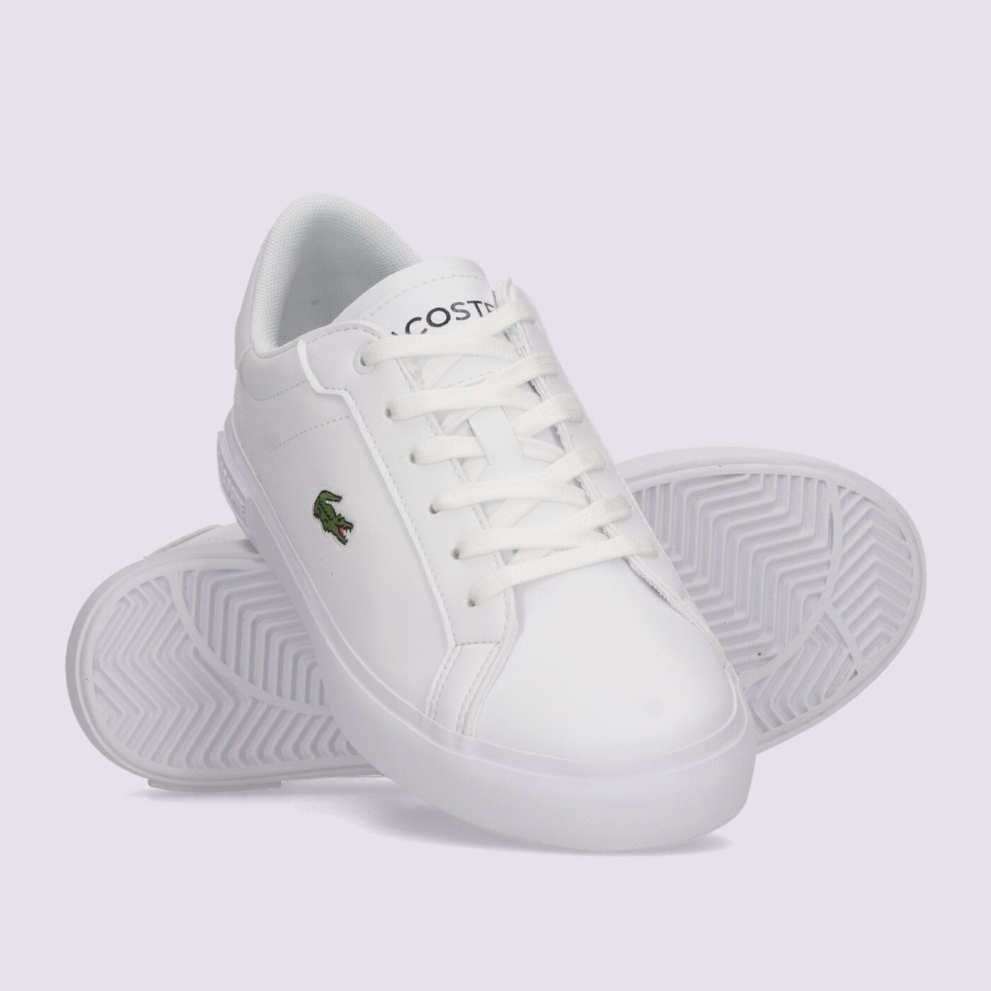 Детски маратонки LACOSTE POWERCOURT 0721 1 SUJ 741suj001421g цвят бял