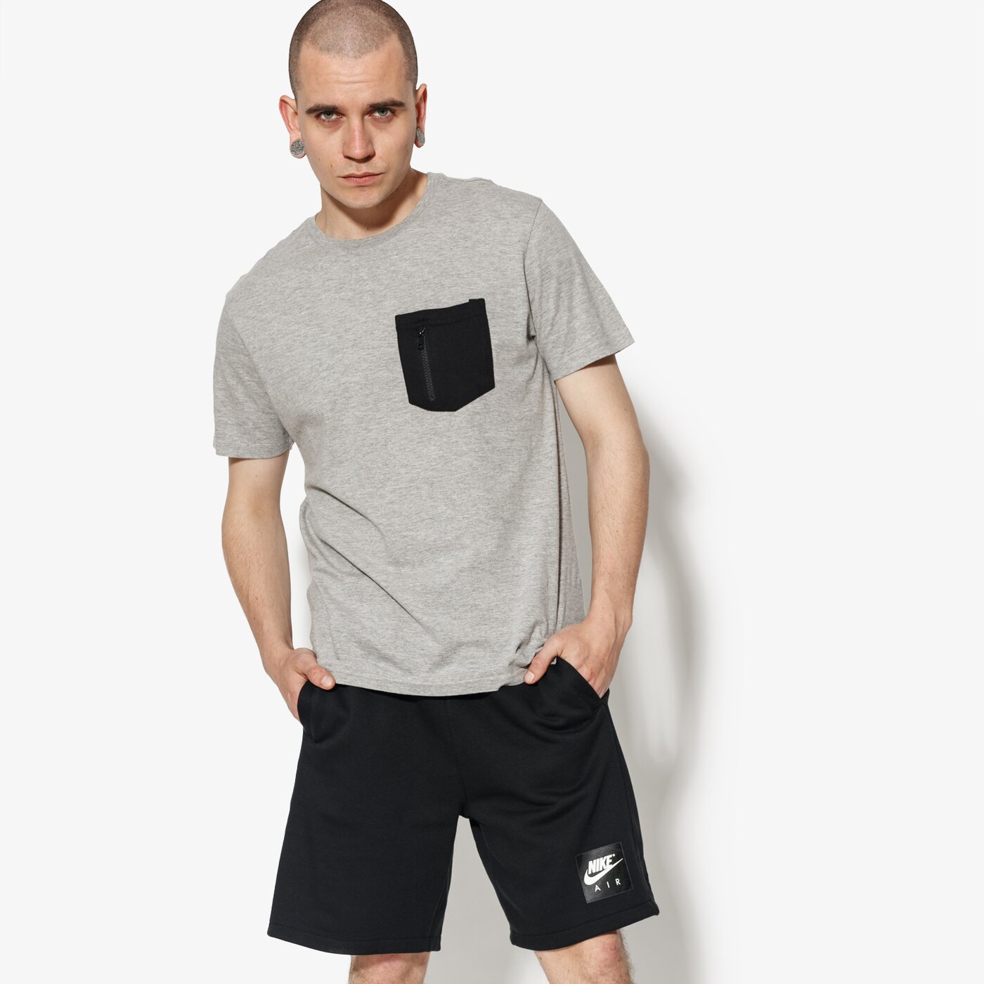 Мъжка тениска CONFRONT ТЕНИСКА SS HARN cf18tsm19001 цвят сив