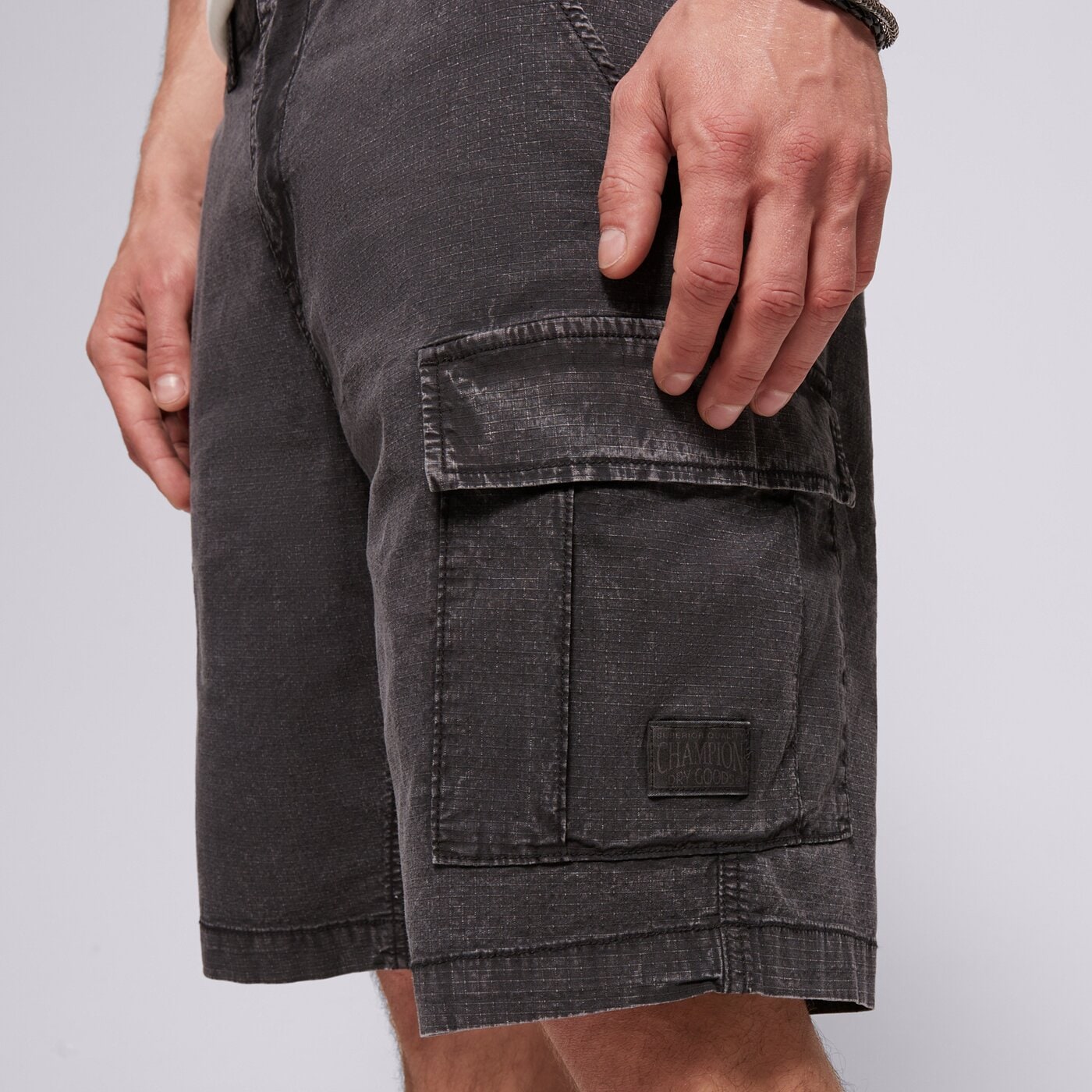 Мъжки къси панталони CHAMPION ШОРТИ WOVEN CARGO SHORT 220751 kk001 цвят черен