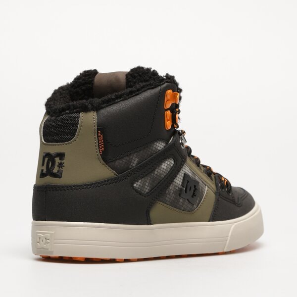 Мъжки зимни обувки DC PURE HIGH-TOP WC WNT adys4000470bg цвят зелен
