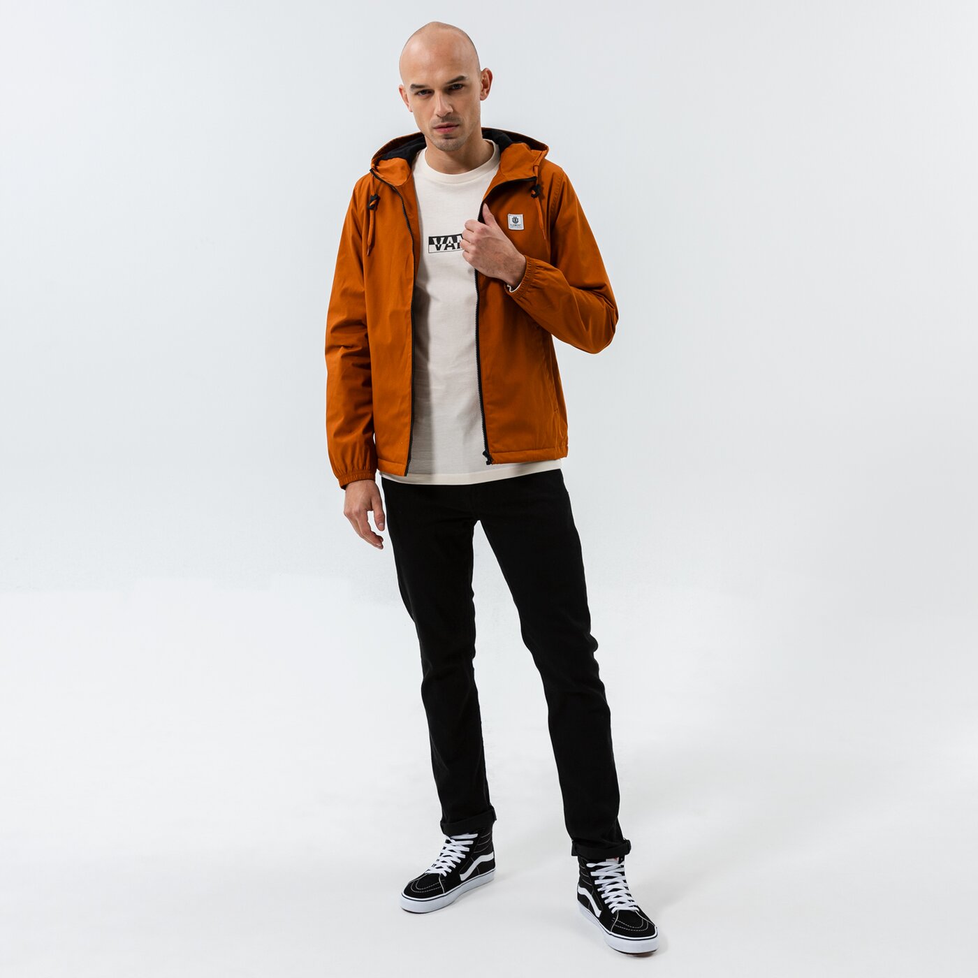 Мъжка тениска VANS ТЕНИСКА MN VANS X NAPAPIJRI LS vn0a541gzm61 цвят бял