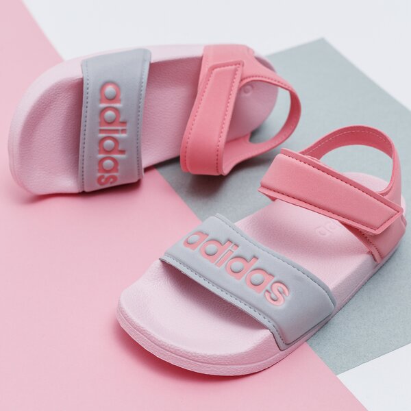 Детски чехли и сандали ADIDAS ADILETTE SANDAL K fy8849 цвят розов