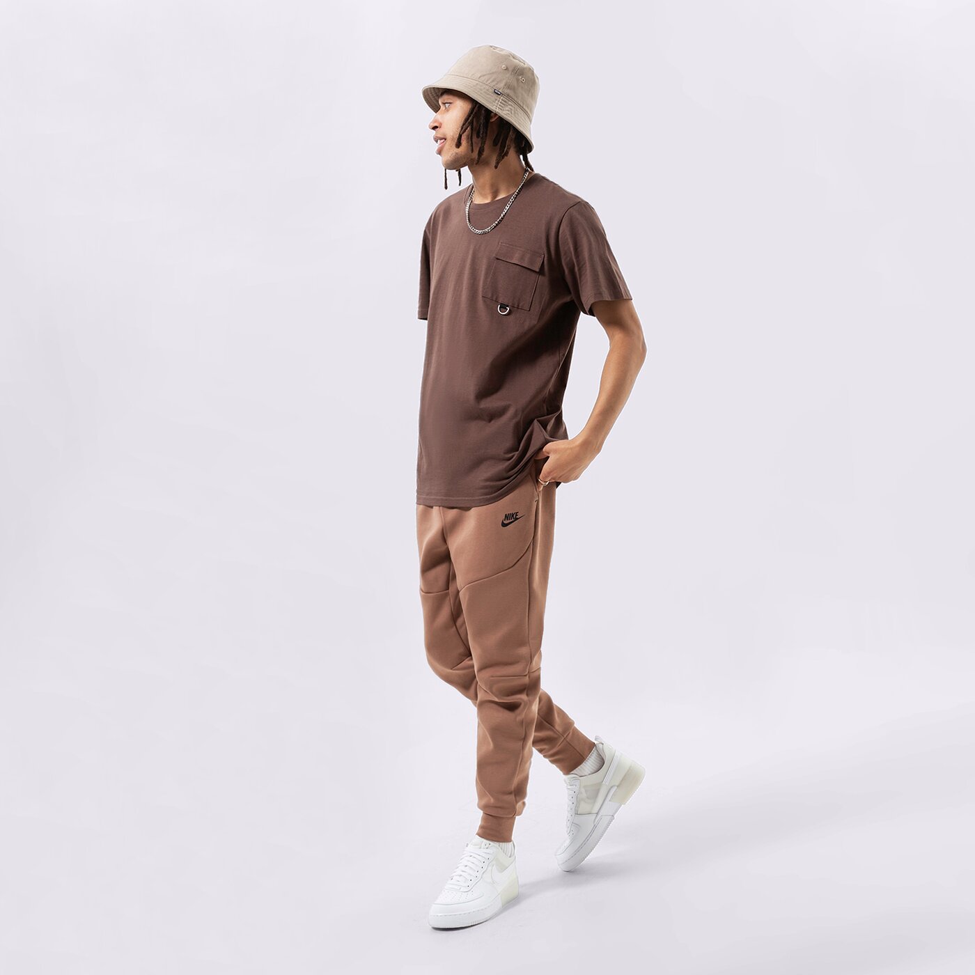 Мъжка тениска CONFRONT ТЕНИСКА CONFRONT ESSENTIAL ТЕНИСКА cf322tsm71001 цвят кафяв