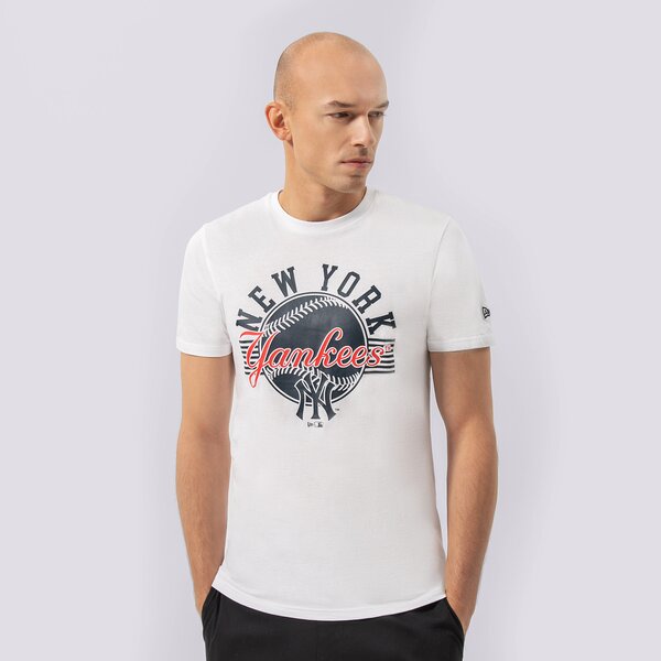 Мъжка тениска NEW ERA ТЕНИСКА TEE NYY WHT 13051085 цвят бял
