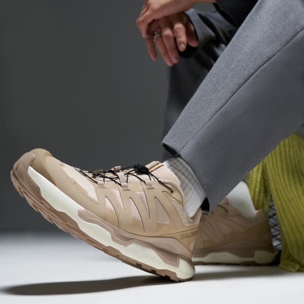 Мъжки туристически обувки SALOMON XC ROAM GTX l49126200 цвят бежов