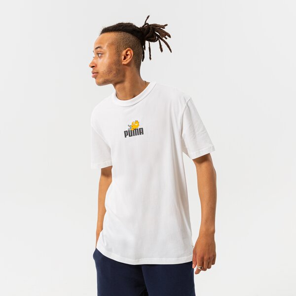 Мъжка тениска PUMA ТЕНИСКА PUMA X GARFIELD GRAPHIC TEE 534433 02 цвят бял
