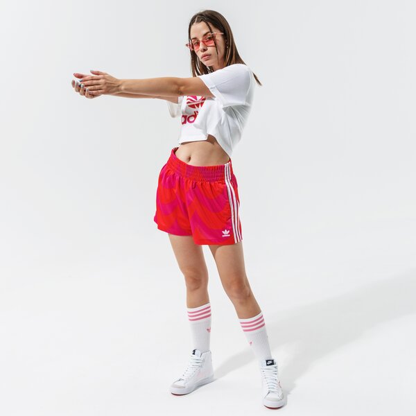 Дамска тениска ADIDAS ТЕНИСКА CROP TEE h20482 цвят бял