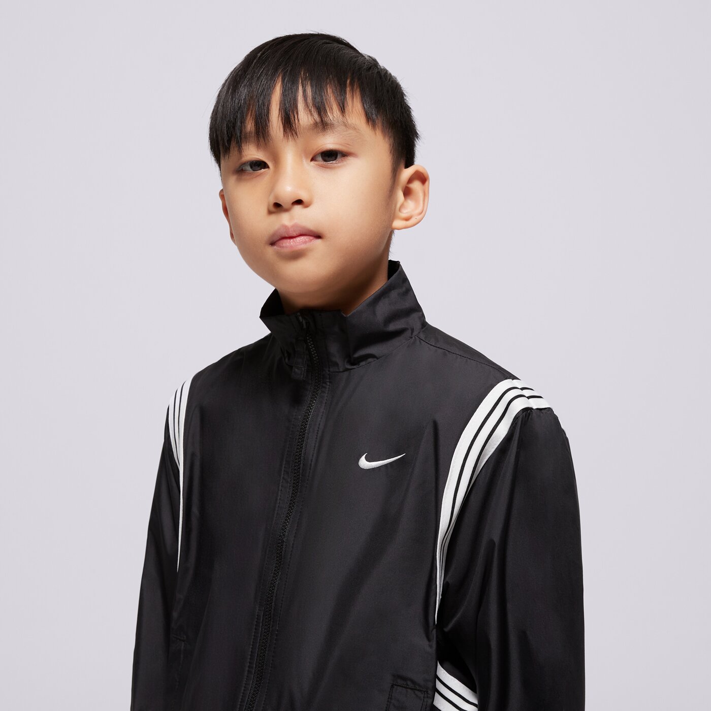 Детска преходно яке NIKE ЯКЕ K NK RPL CROSSOVER JKT SR BOY fz5233-010 цвят черен