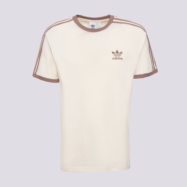 Мъжка тениска ADIDAS ТЕНИСКА 3-STRIPES TEE jn7020 цвят бежов