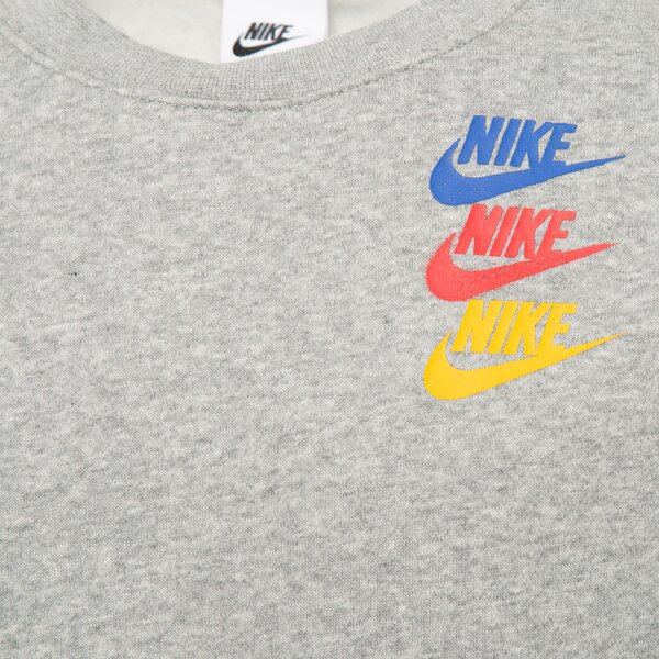 Детски суичър NIKE СУИТЧЪР B NSW SI FLC CREW BB fd1199-063 цвят сив