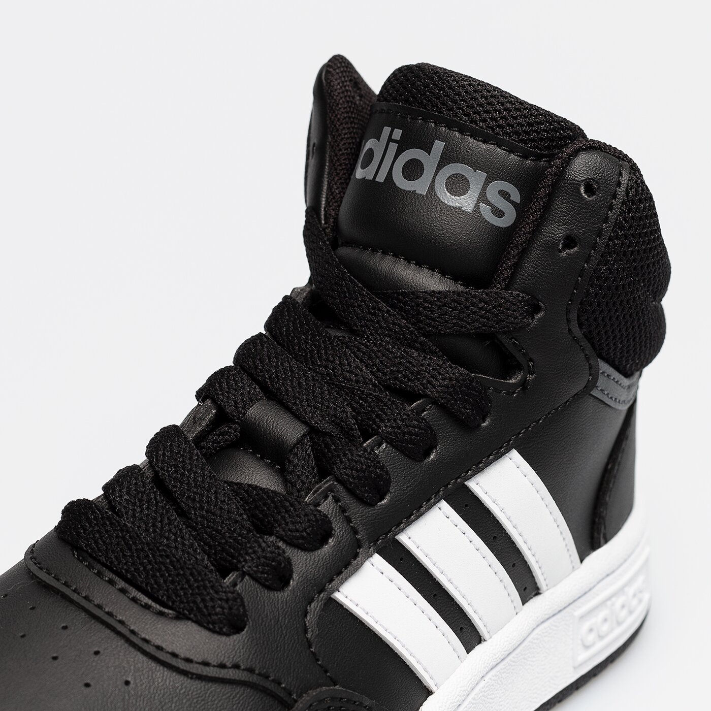 Детски маратонки ADIDAS HOOPS MID 3.0 K gw0402 цвят черен