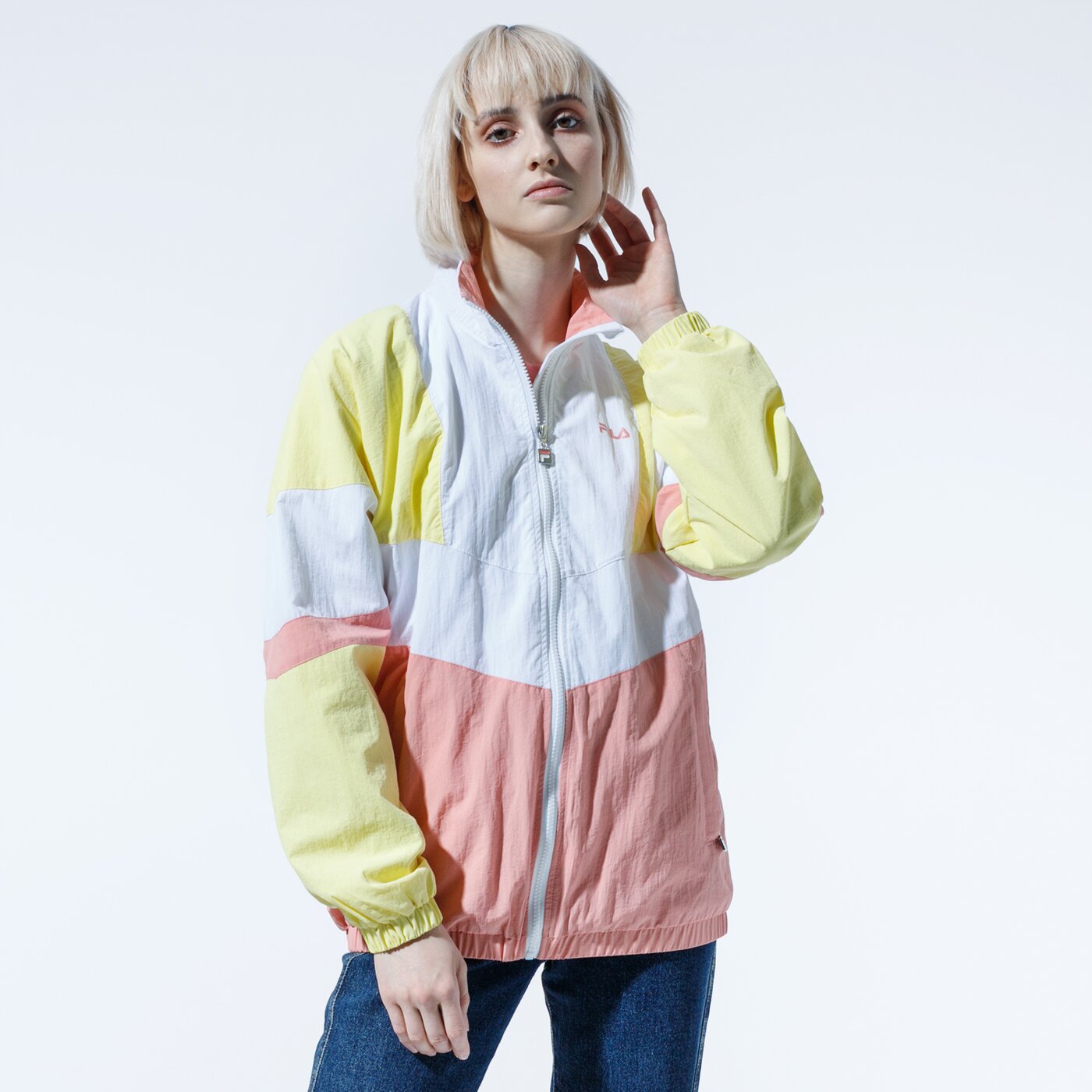 Дамско преходно яке FILA ЯКЕ BAKA WOVEN TRACK JACKET 687494a467 цвят жълт