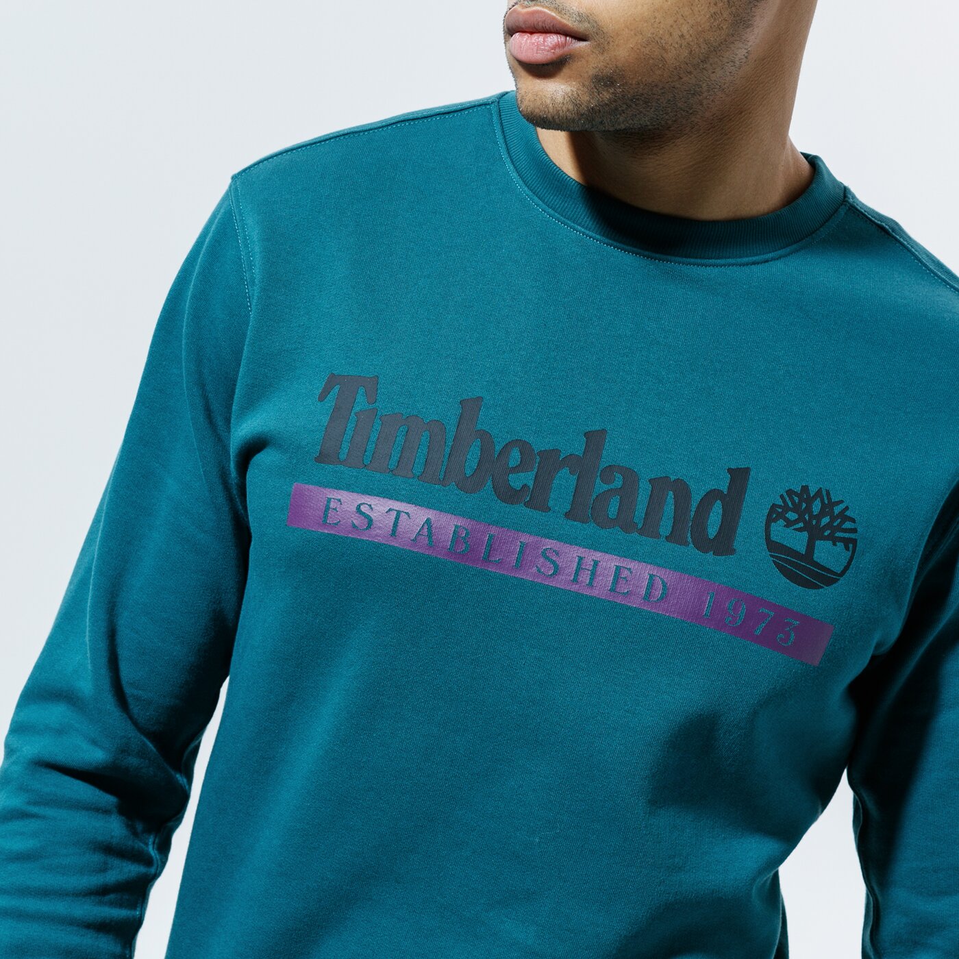 Мъжки суичър TIMBERLAND СУИТЧЪР YC ESTABLISHED 1973 CREW NECK tb0a2amhaq91 цвят зелен
