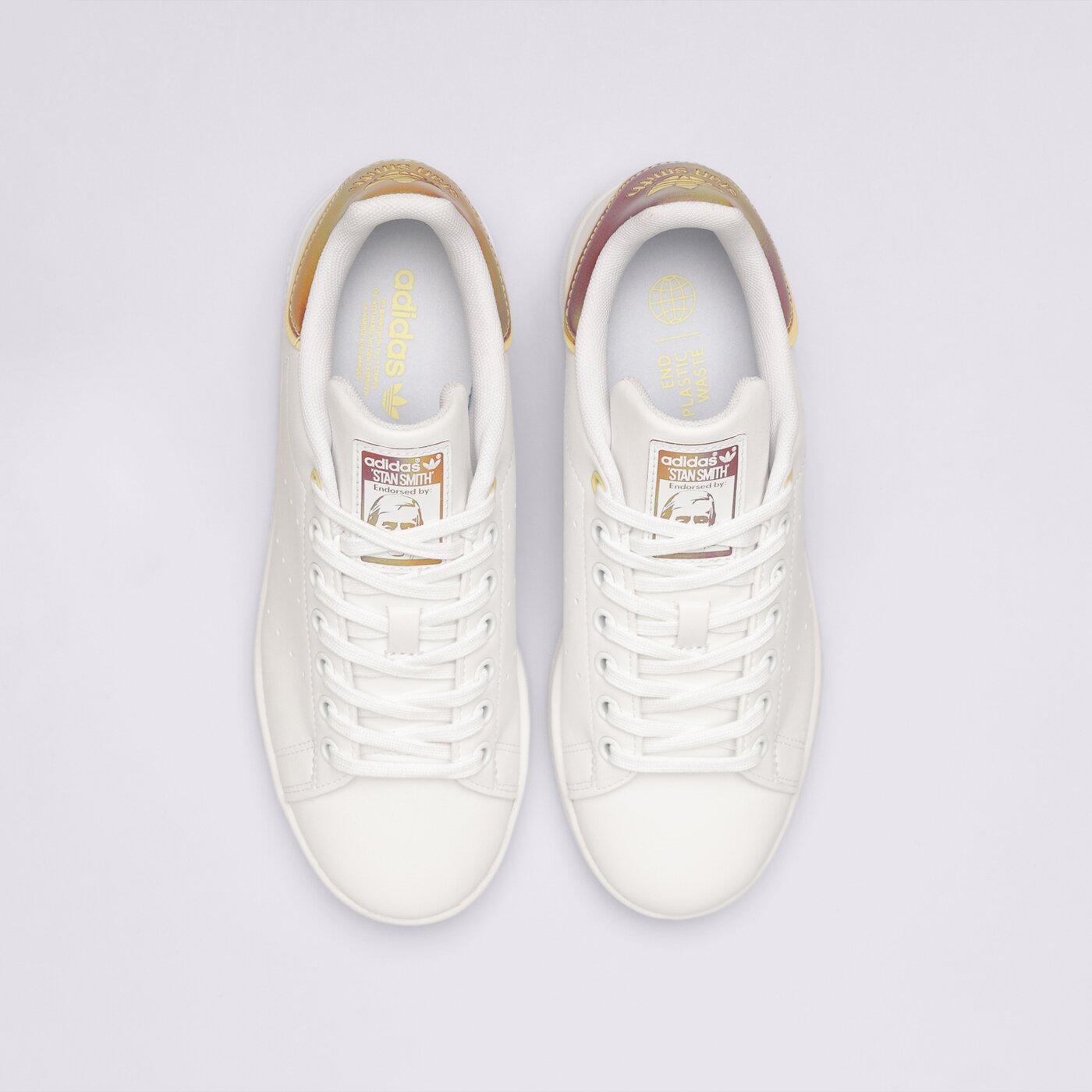 Детски маратонки ADIDAS STAN SMITH J  hq1880 цвят бял