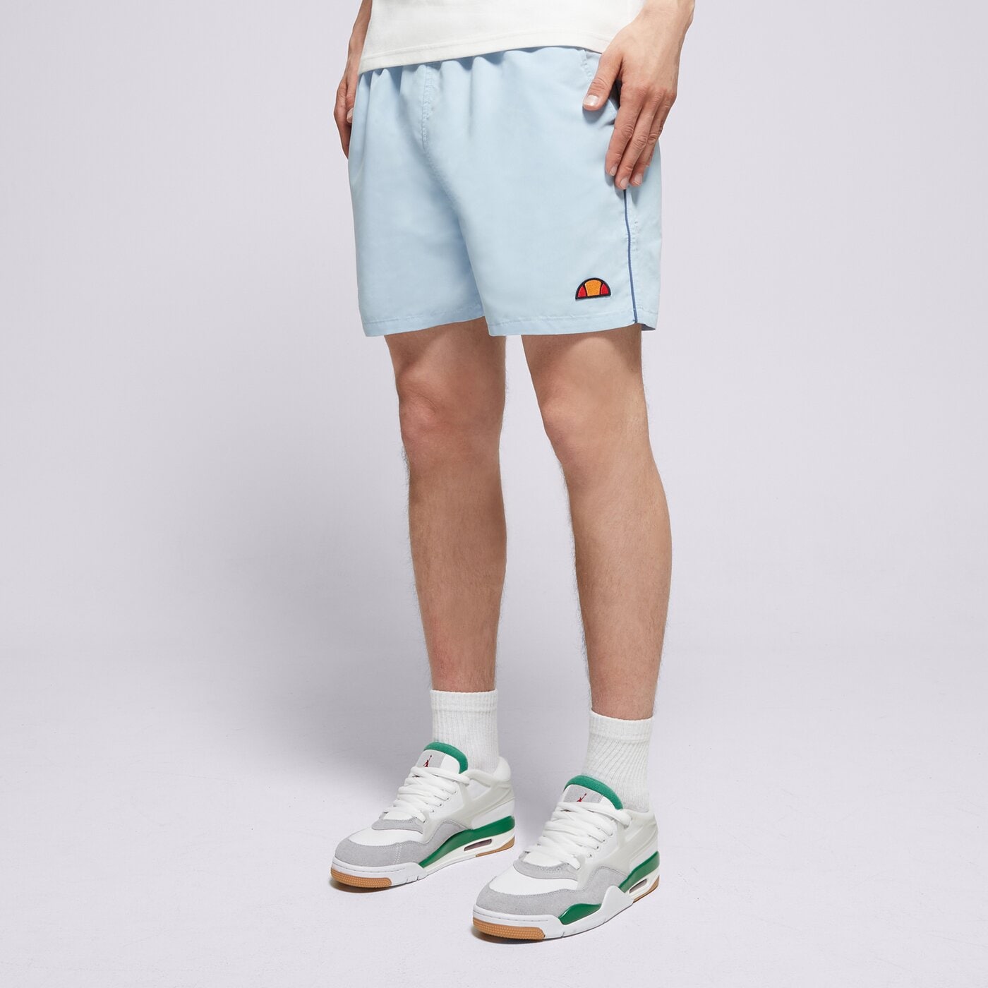 Мъжки къси панталони ELLESSE ШОРТИ DEM SLACKERS SWIM SHORT LBLUE/NAVY shz00938427 цвят син