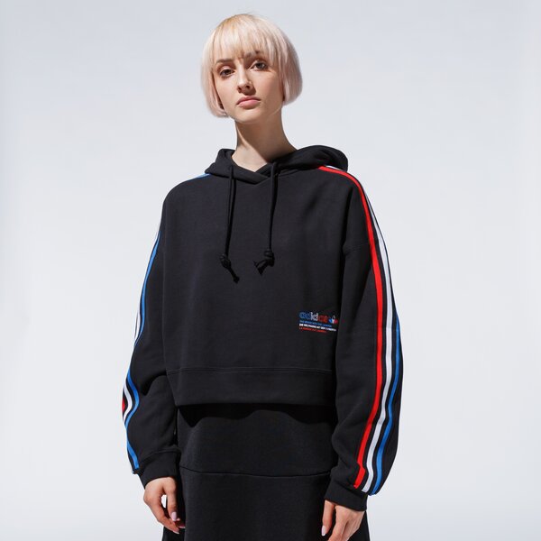 Дамски суичър ADIDAS СУИТЧЪР С КАЧУЛКА HOODIE gn2853 цвят черен