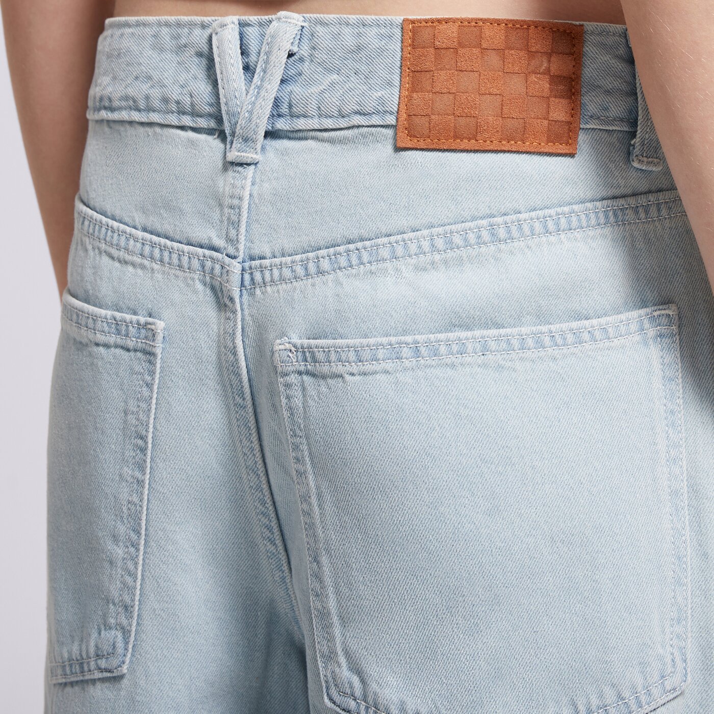 Дамски панталони VANS ПАНТАЛОНИ SIRELLE 5 POCKET PUDDLE PANTS vn000mb5ttj1 цвят син