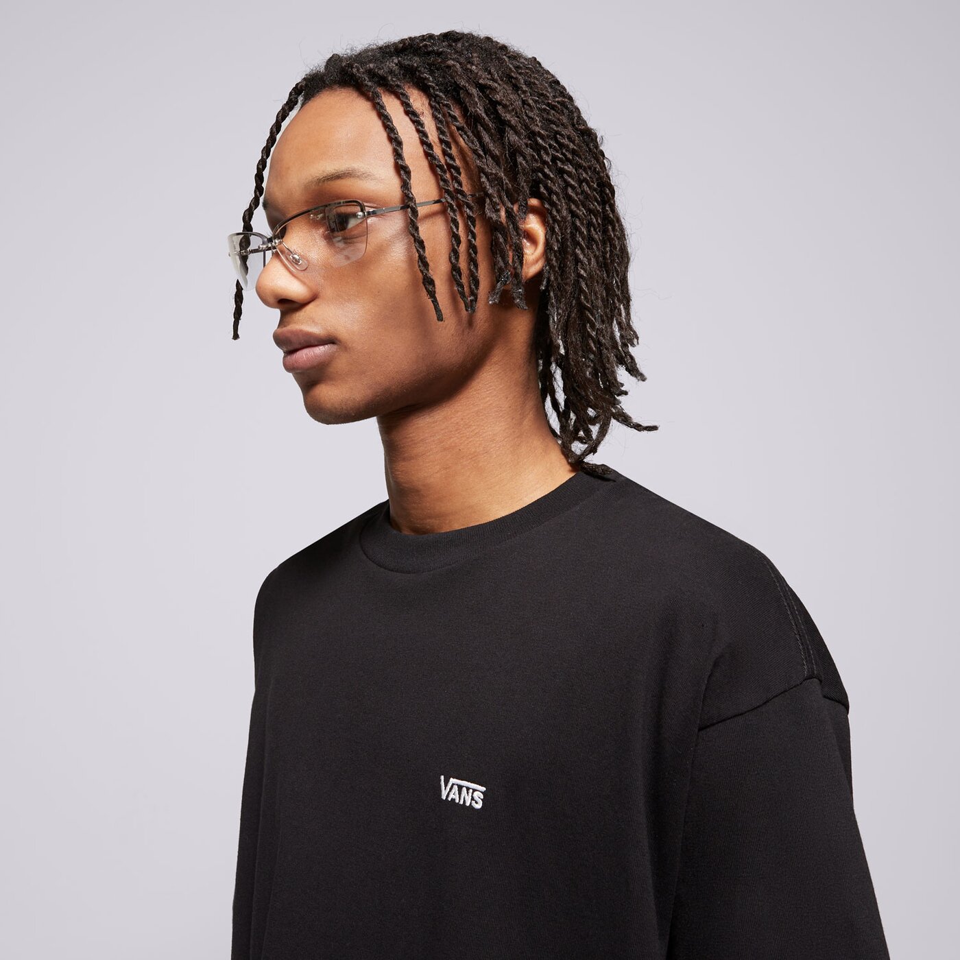 Мъжка тениска VANS ТЕНИСКА LEFT CHEST II LOOSE SS vn000p1pblk1 цвят черен