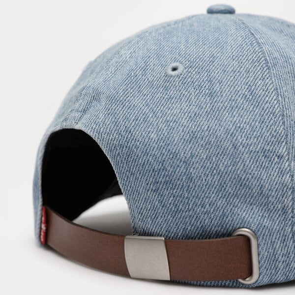 Дамска шапка с козирка LEVI'S ШАПКА ESSENTIAL CAP d75890003 цвят син