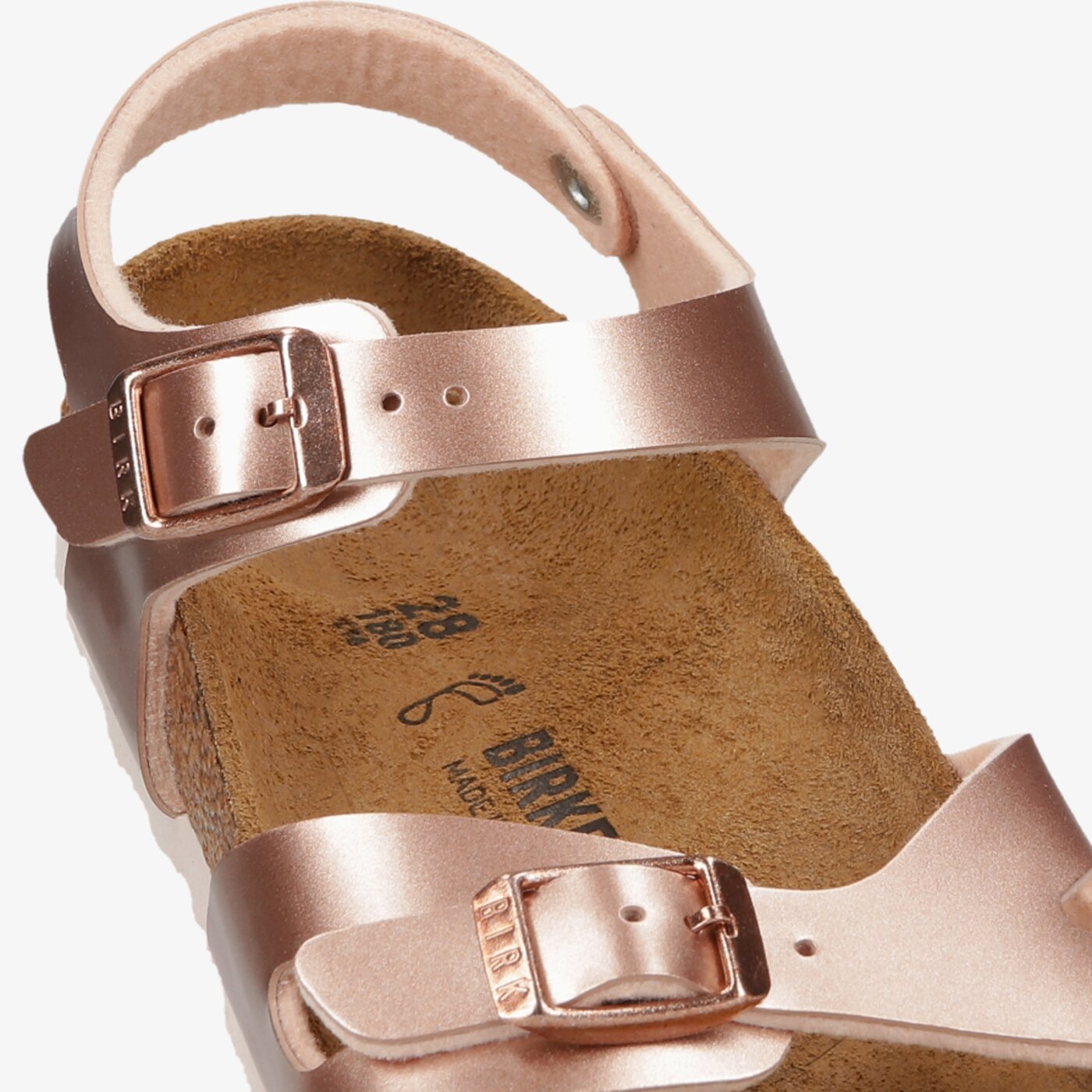 Детски чехли и сандали BIRKENSTOCK RIO KIDS 1012519 цвят виолетов