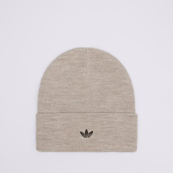 Дамска зимна шапка ADIDAS ШАПКА ADICOLOR CUFF B jw1116 цвят сив