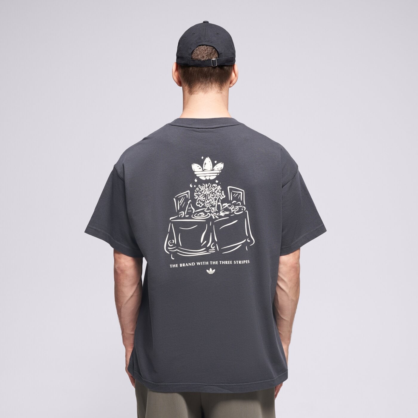 Мъжка тениска ADIDAS ТЕНИСКА SUPPER CLUB TEE hy2062 цвят сив