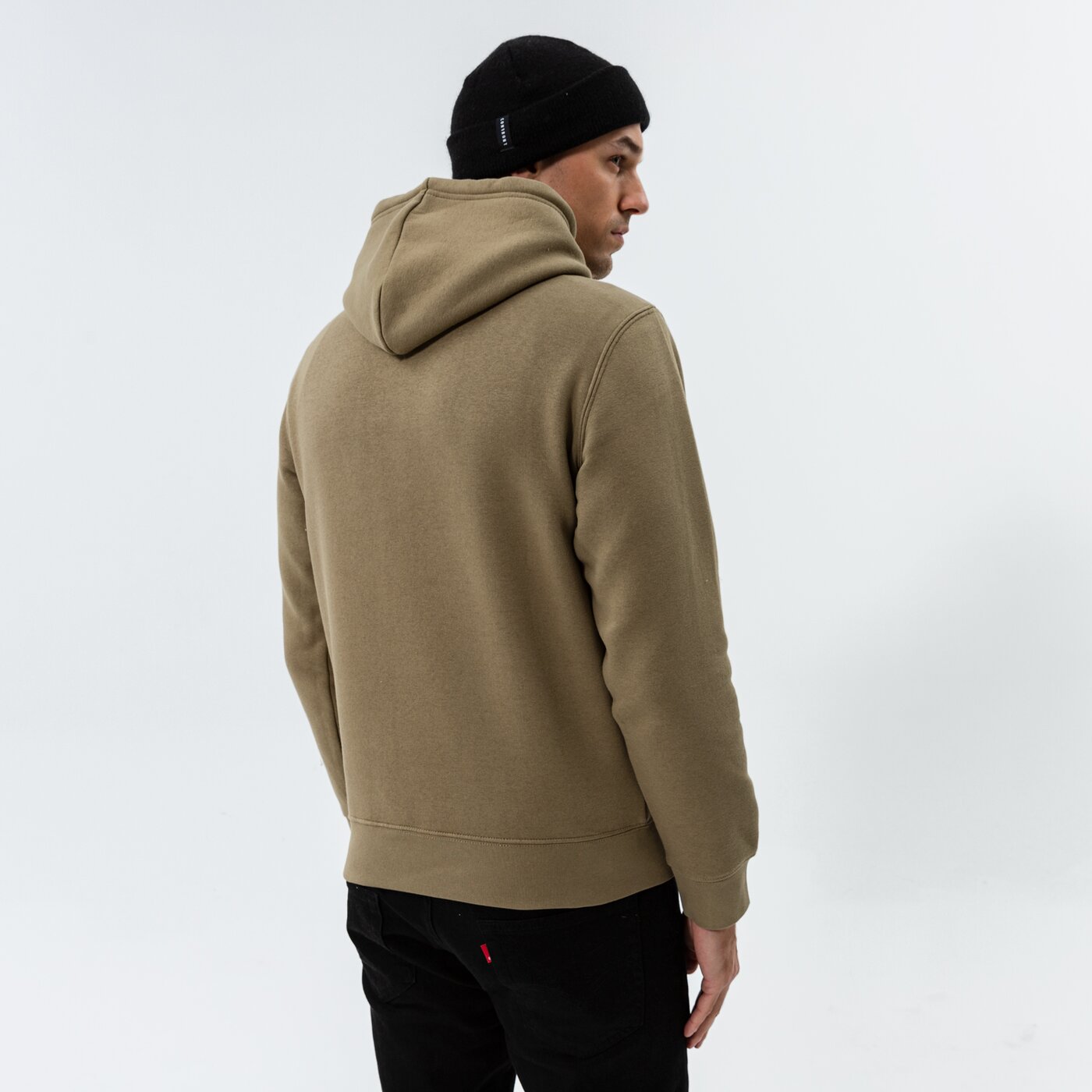 Мъжки суичър CHAMPION СУИТЧЪР С КАЧУЛКА HOODED SWEATSHIRT 214743gs044 цвят каки