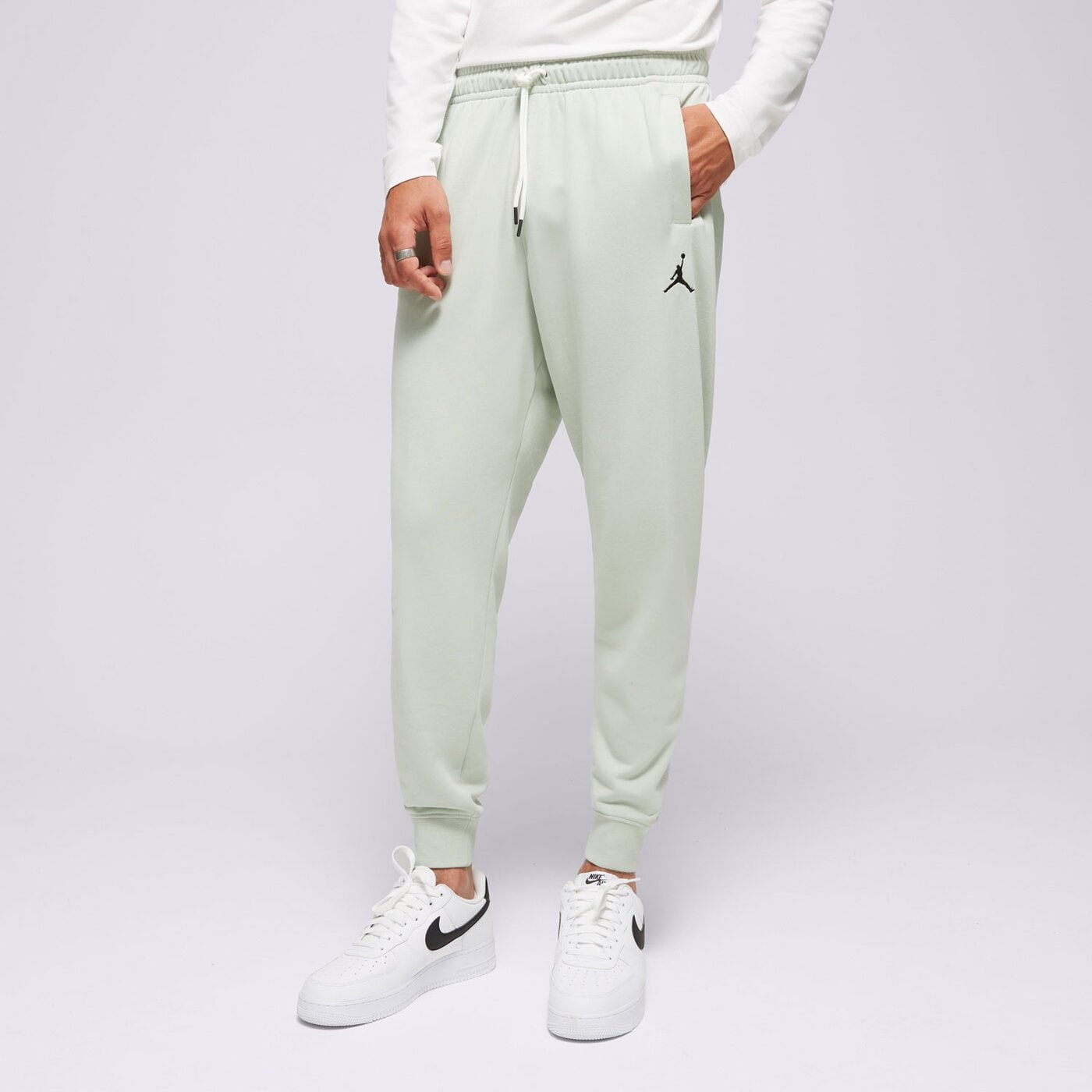 Мъжки панталони JORDAN ПАНТАЛОНИ M J FLT MVP LTWT FLC PANT fn4669-005 цвят мента