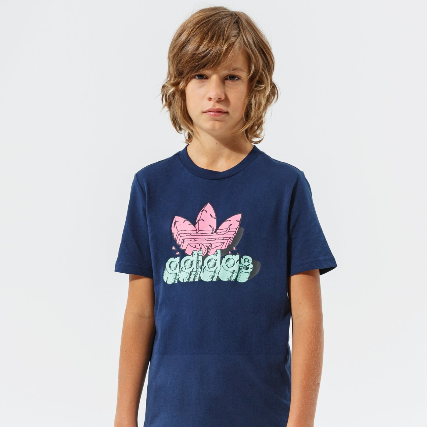Детска тениска ADIDAS ТЕНИСКА TEE BOY h22644 цвят тъмносин