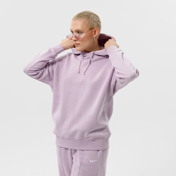 Дамски суичър NIKE СУИТЧЪР С КАЧУЛКА W NSW ESSNTL CLCTN FLC OS dq5097-530 цвят виолетов