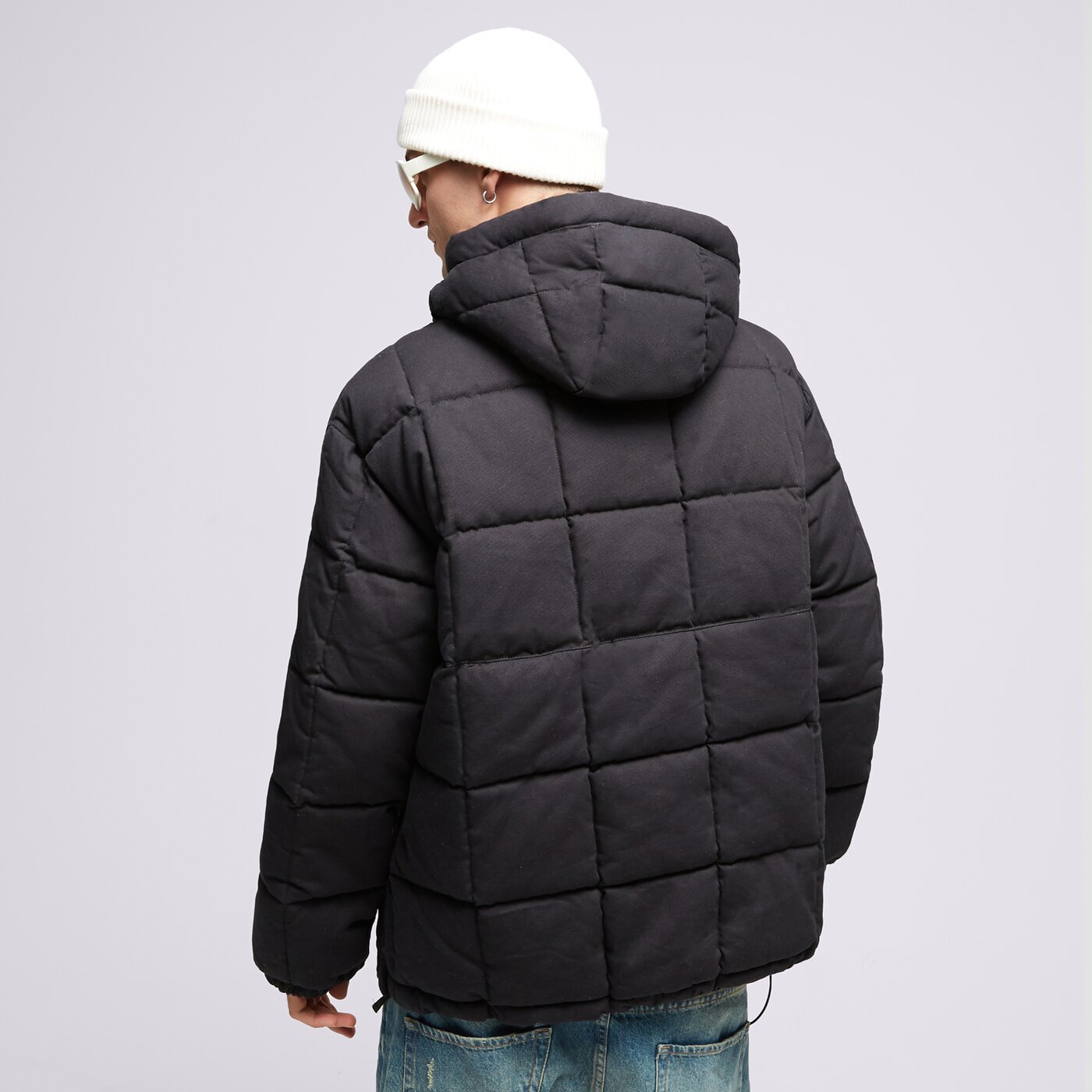 Мъжко зимно яке TIMBERLAND ЯКЕ ЗИМНО PU PUFFER ANORAK BLACK tb0a5vch0011 цвят черен