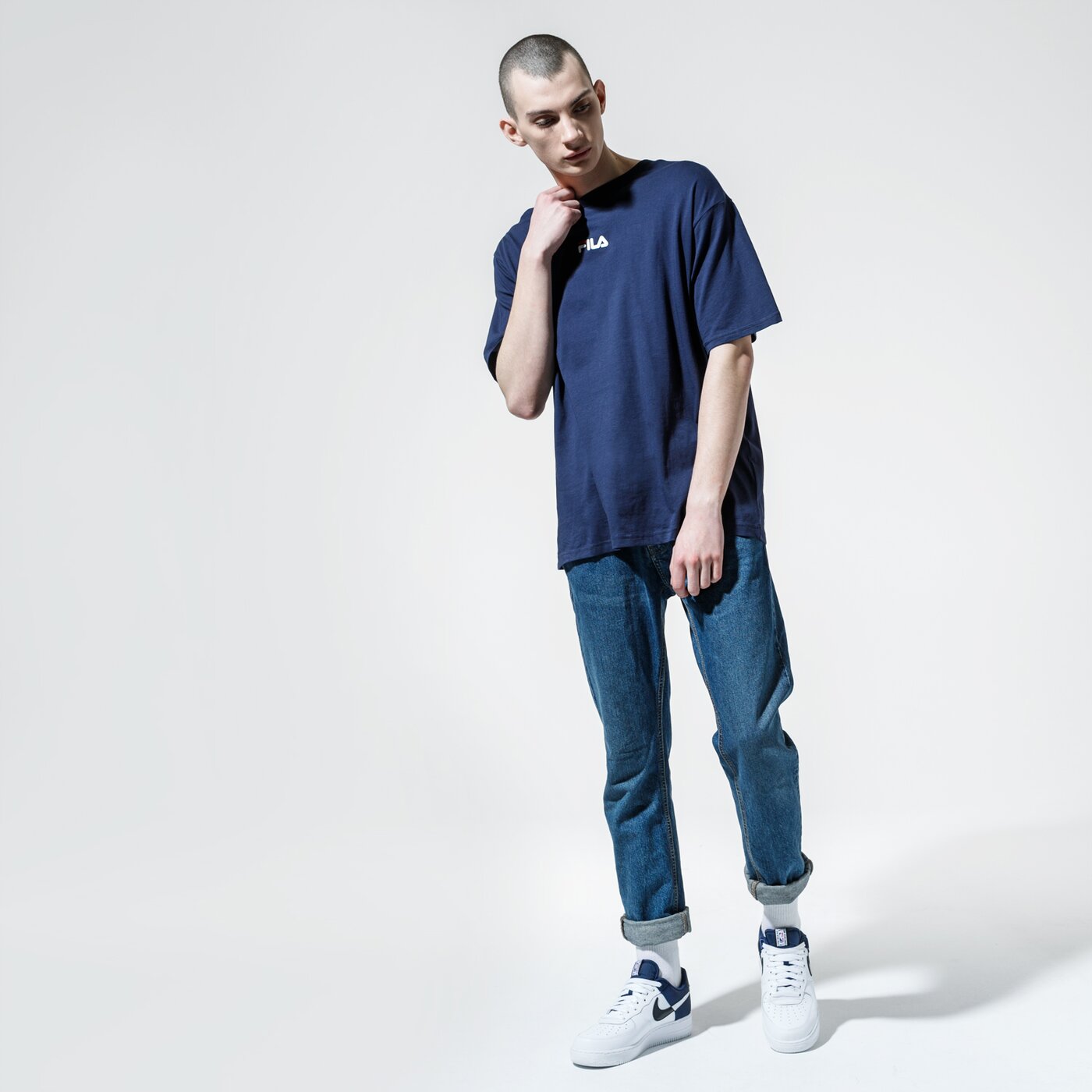 Мъжка тениска FILA ТЕНИСКА BENDER TEE 687484170 цвят тъмносин