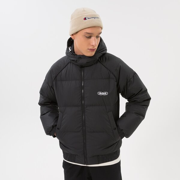 Мъжко зимно яке NIKE ЯКЕ ЗИМНО LJ M NK DF OTW JKT DOWN NBA dq6140-010 цвят черен