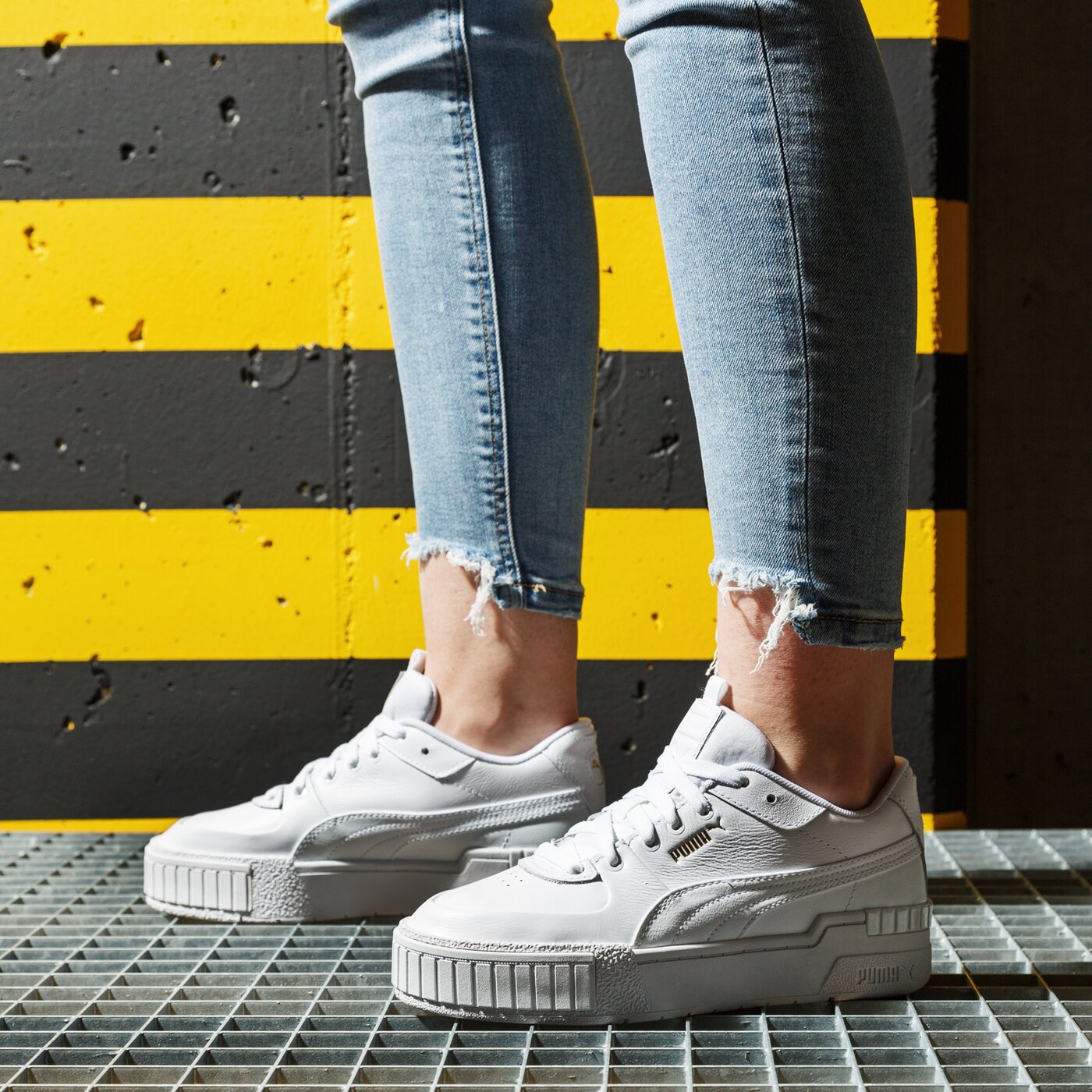 Дамски маратонки PUMA CALI SPORT WN'S 37387101 цвят бял