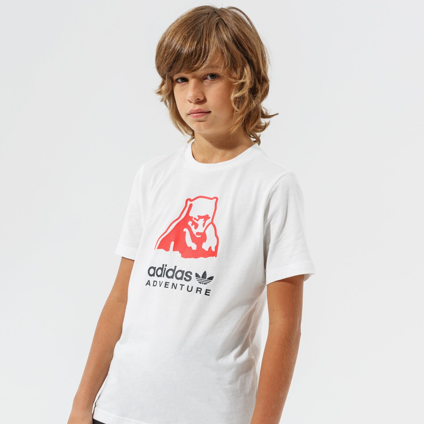 Детска тениска ADIDAS ТЕНИСКА TEE BOY h31220 цвят бял