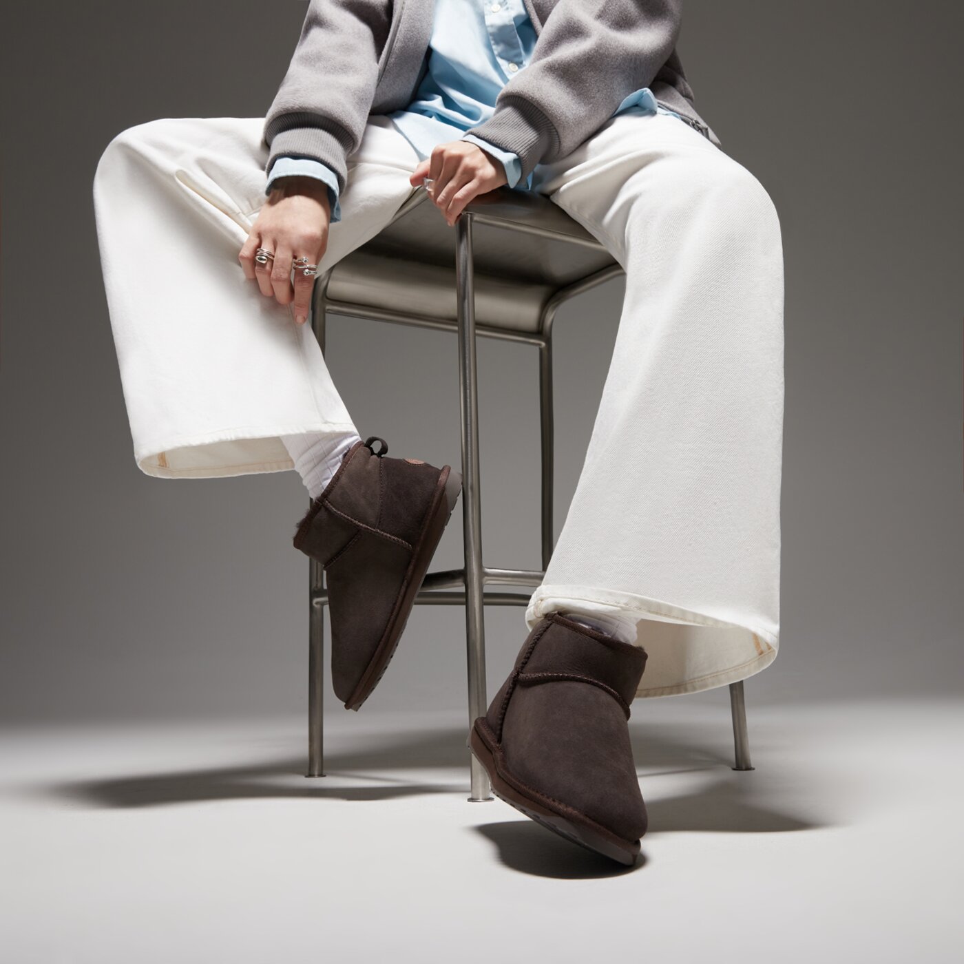 Дамски кежуал EMU AUSTRALIA STINGER MICRO  w10937chocolate цвят кафяв