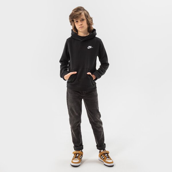 Детски суичър NIKE FRANCHISE OVERHEAD HOODIE JUNIOR BOY bv3757-011 цвят черен