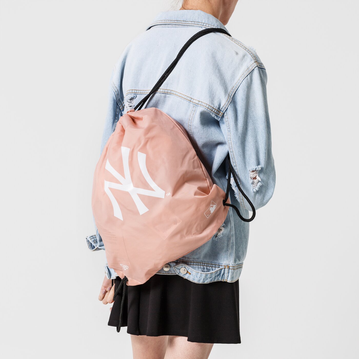 Детска мешка NEW ERA МЕШКА MLB GYM SACK NYY NEW YORK YANKEES BSK 11942037 цвят розов