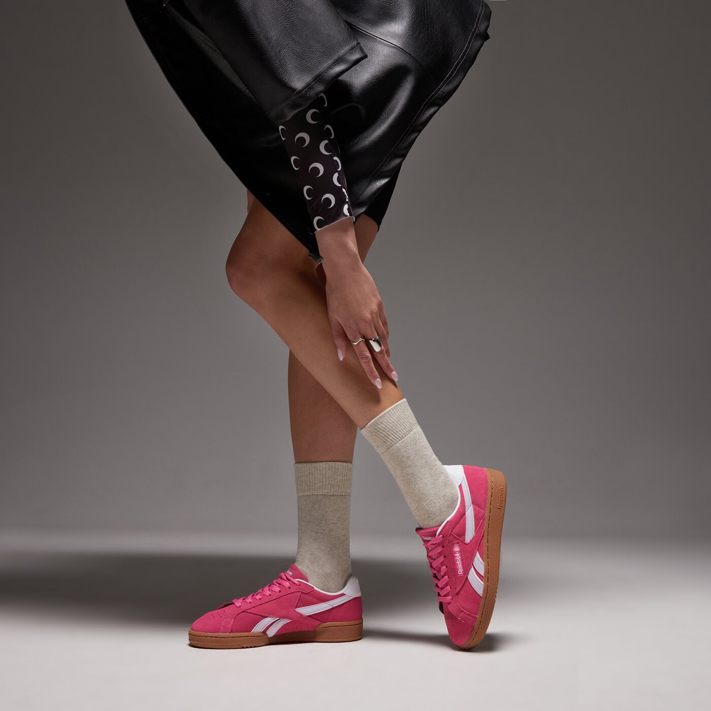 Дамски маратонки REEBOK CLUB C GROUNDS UK 100221372 цвят розов