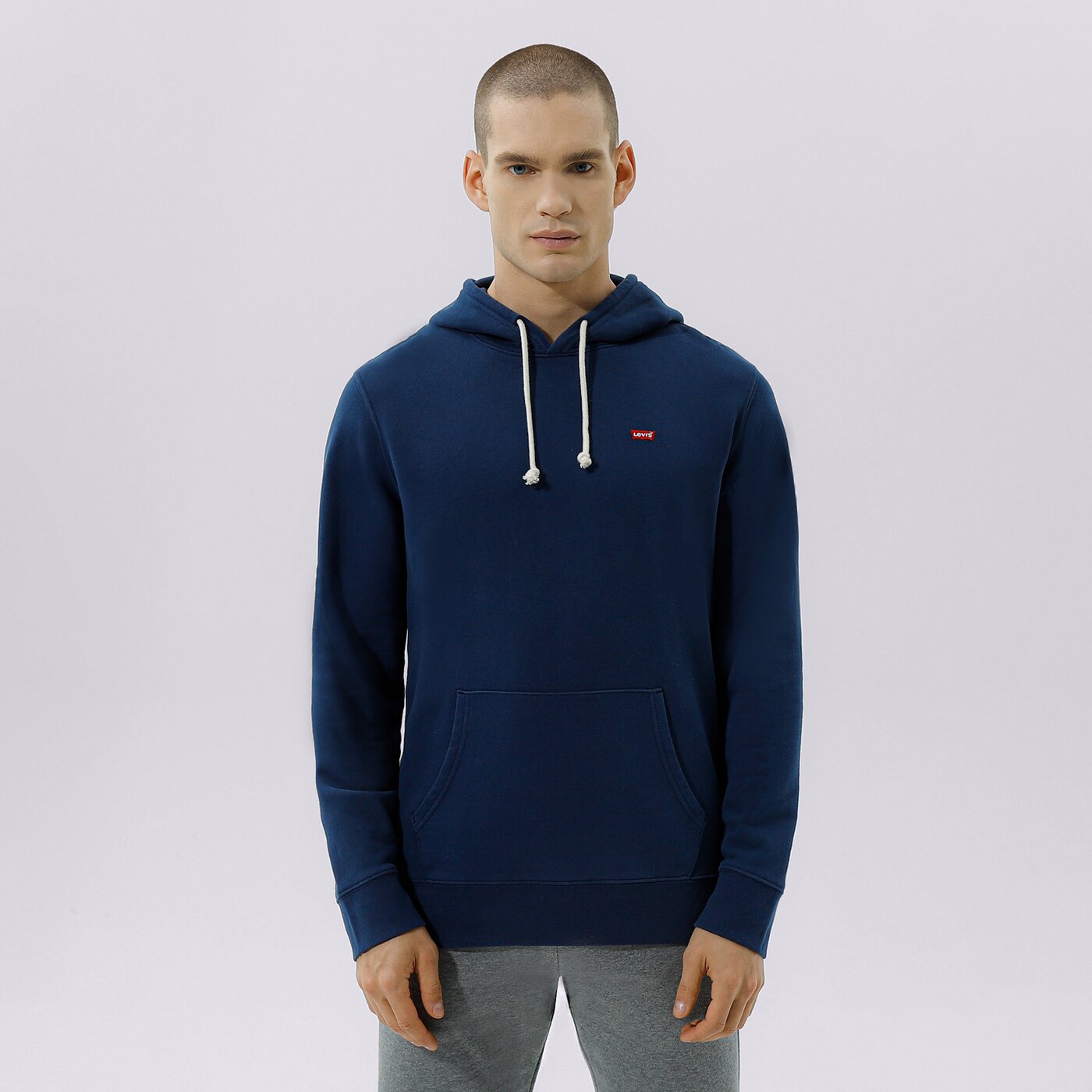 Мъжки суичър LEVI'S СУИТЧЪР С КАЧУЛКА NEW ORIGINAL HOODIE 34581-0009 цвят тъмносин