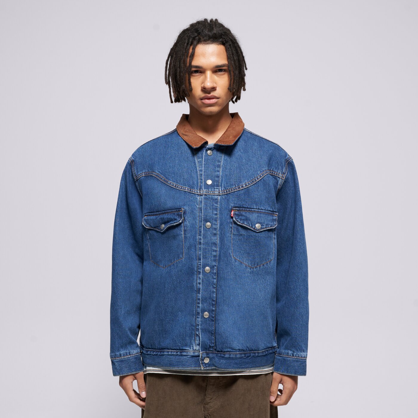 LEVI'S РИЗА WESTERN INSPIRED TRUCK DARK INDIGO - WORN IN 002wn-0000 цвят син