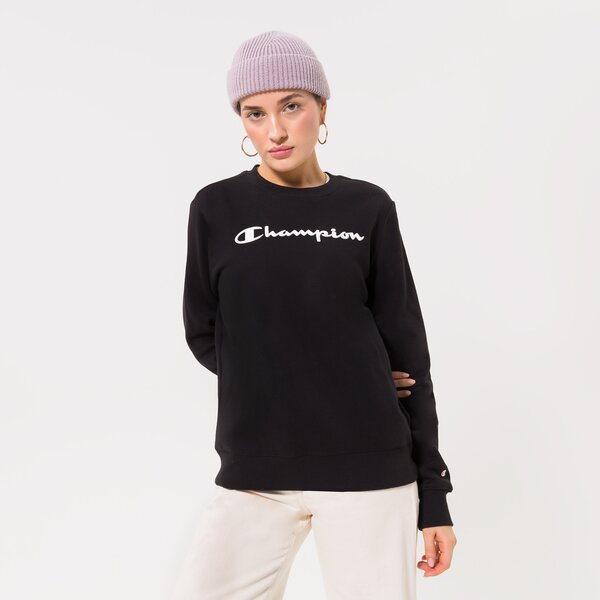 Дамски суичър CHAMPION СУИТЧЪР CREWNECK SWEATSHIRT 115391kk001 цвят черен