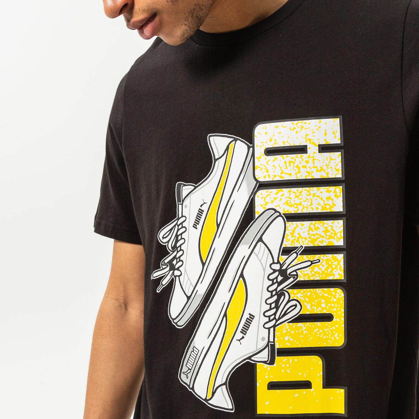 Мъжка тениска PUMA ТЕНИСКА SNEAKER GRAPHIC TEE 84856701 цвят черен