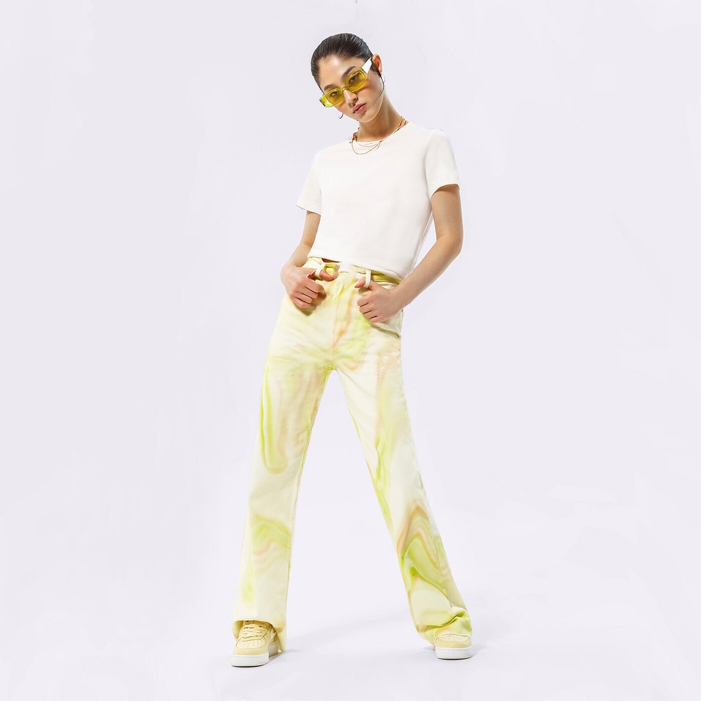 Дамска тениска PUMA ТЕНИСКА ESS+ EMBROIDERY 848331 99 цвят бял